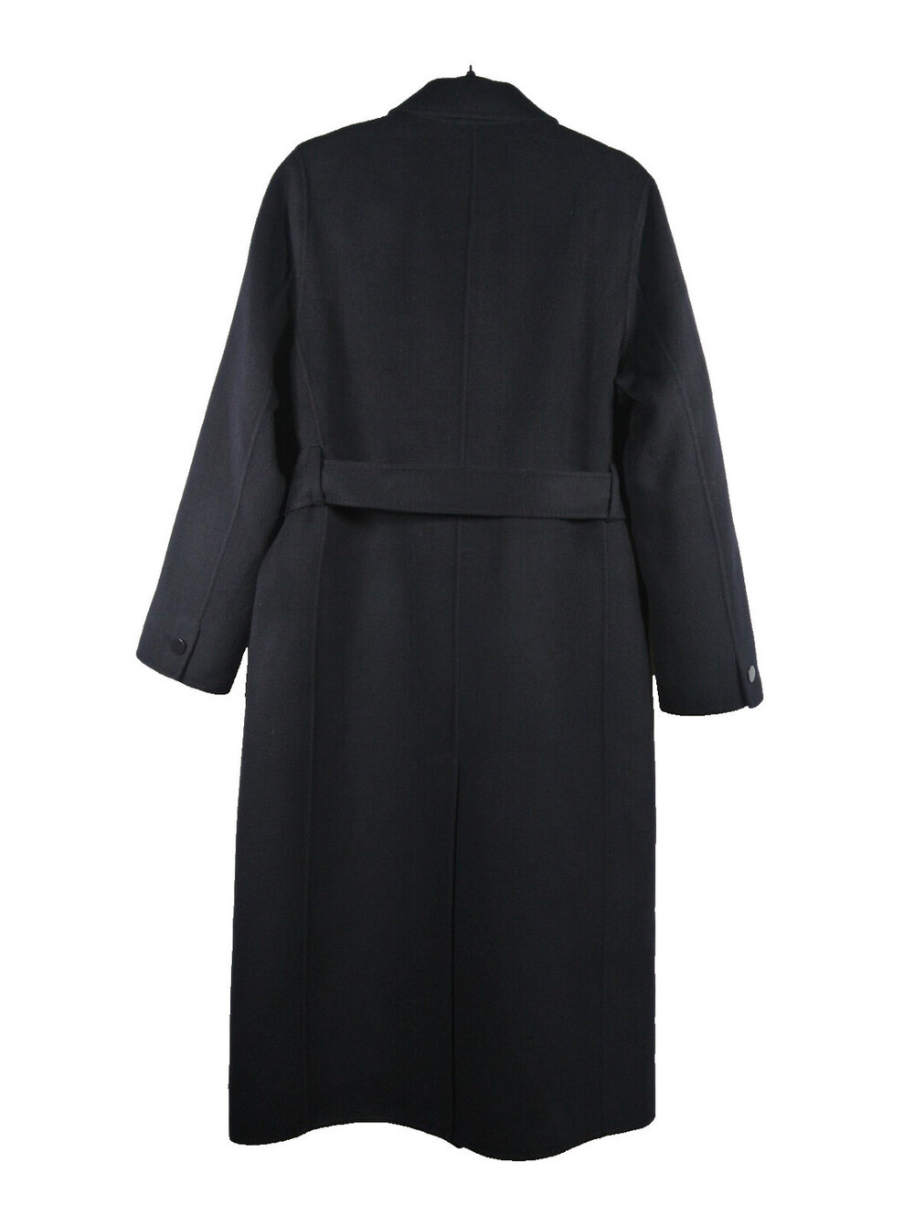 NEW, REISS Maeve Belted Double Breasted Wool Blend Coat in Navy Sz 6 #W209 - Picture 3 of 14